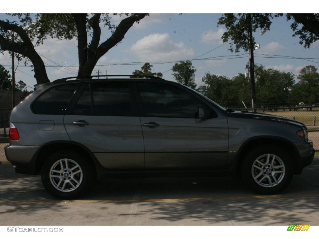 2005 X5 3.0i - Sterling Grey Metallic / Black photo #4