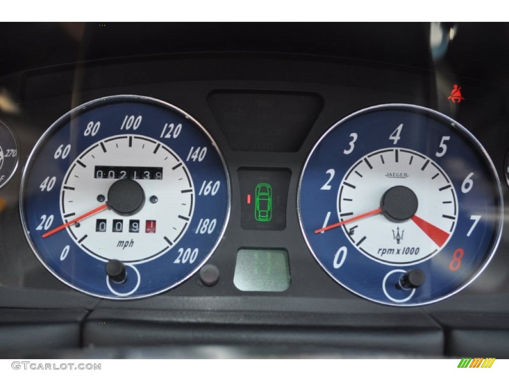 2005 Maserati Spyder Cambiocorsa Gauges Photo #50107200