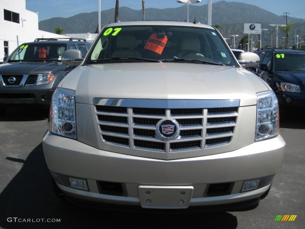 2007 Escalade AWD - Gold Mist / Cocoa/Light Cashmere photo #21