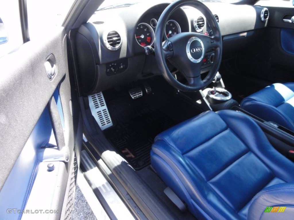 Ocean Blue Interior 2003 Audi TT 1.8T Coupe Photo #50108184