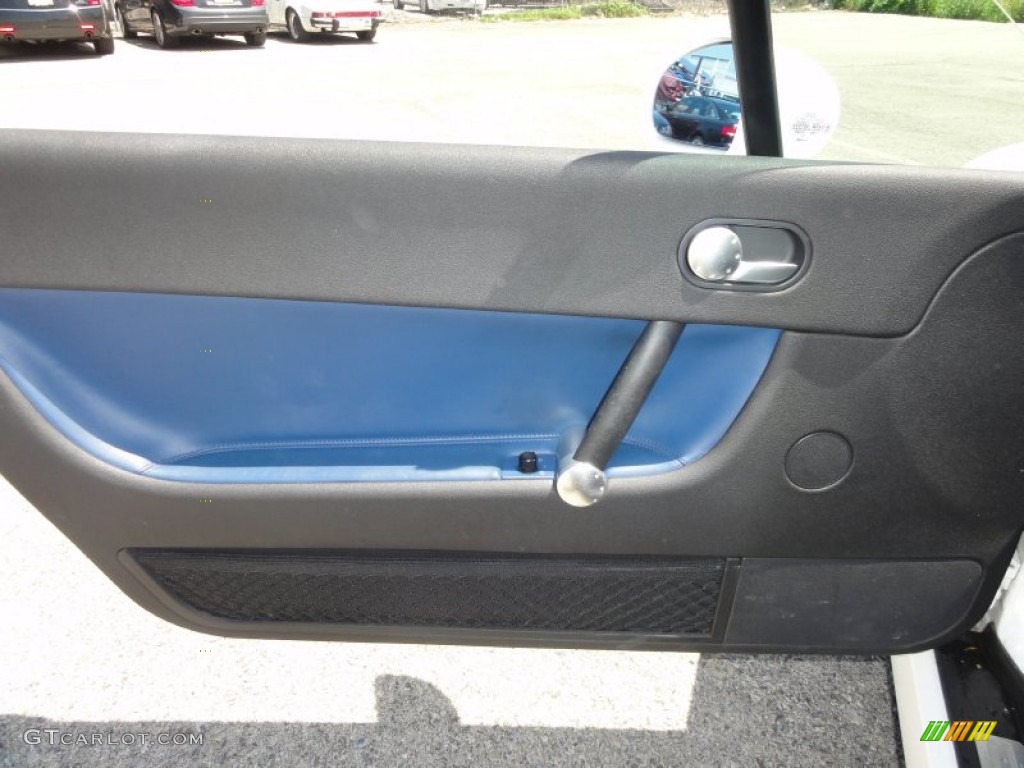 2003 Audi TT 1.8T Coupe Ocean Blue Door Panel Photo #50108199