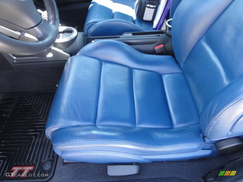 Ocean Blue Interior 2003 Audi TT 1.8T Coupe Photo #50108229