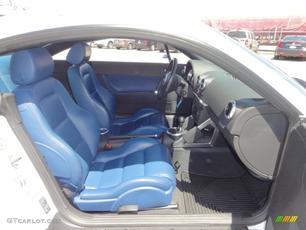 Ocean Blue Interior 2003 Audi TT 1.8T Coupe Photo #50108292