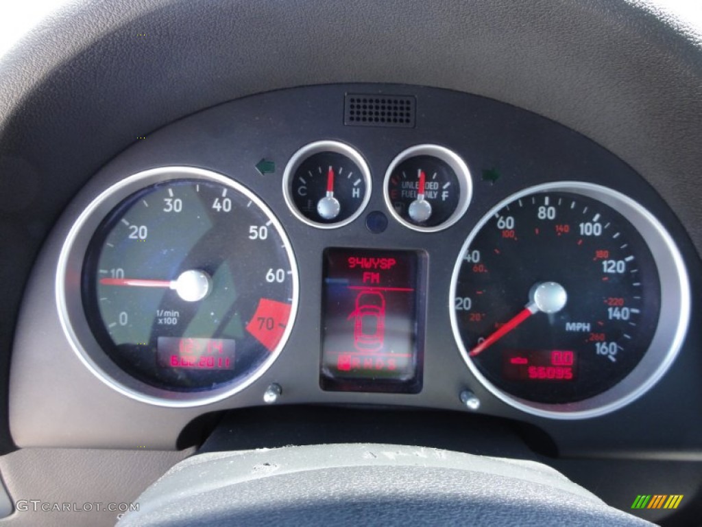 2003 Audi TT 1.8T Coupe Gauges Photo #50108661