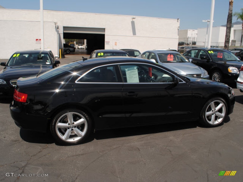 Brilliant Black 2010 Audi A5 2.0T quattro Coupe Exterior Photo #50108772