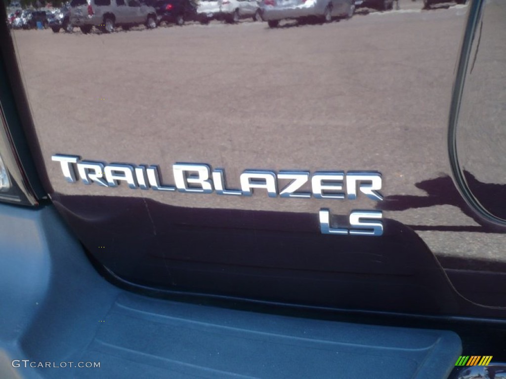 2008 TrailBlazer LS 4x4 - Dark Cherry Metallic / Light Gray photo #12