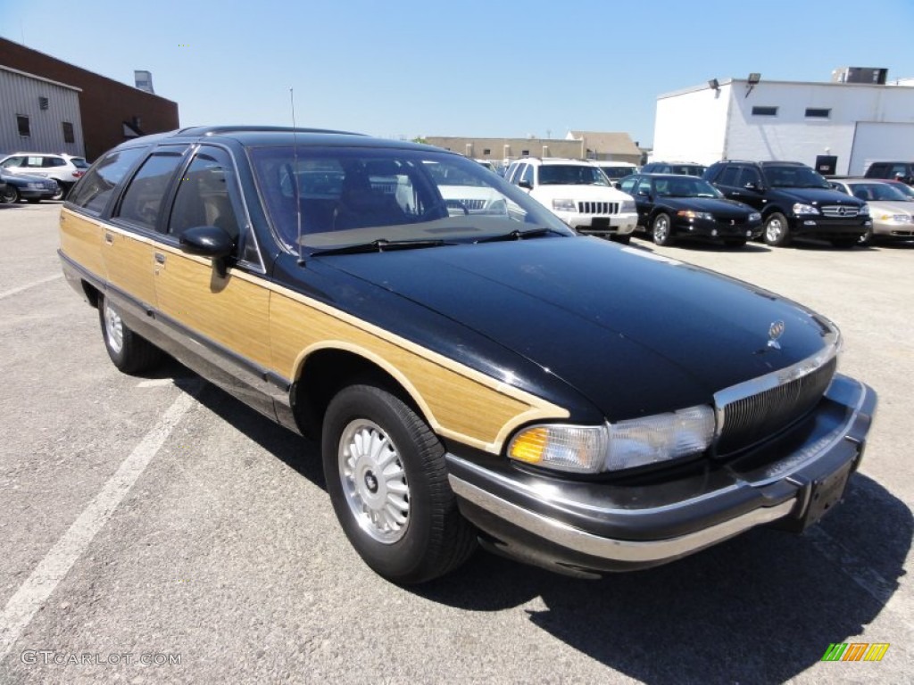 1994 Roadmaster Estate Wagon - Black / Beige photo #4