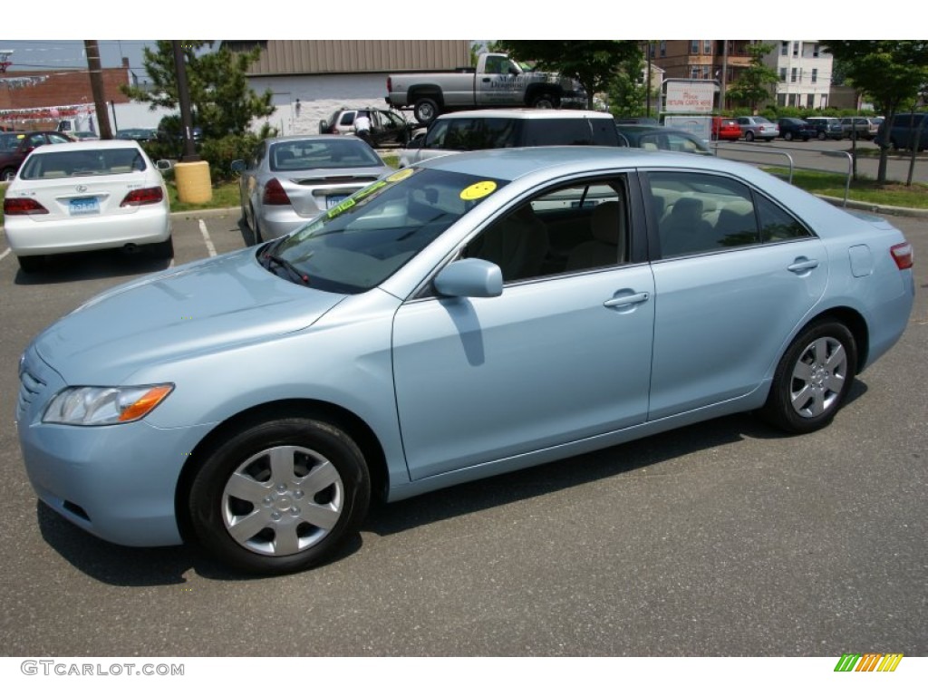 2008 Camry LE - Sky Blue Pearl / Bisque photo #1