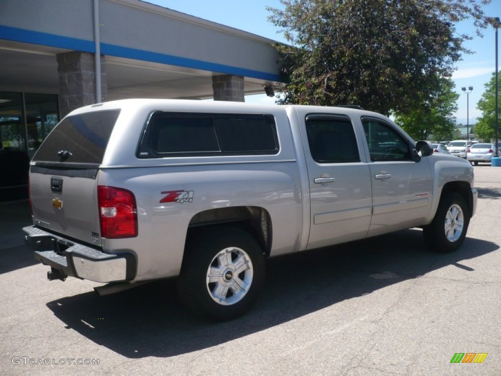 2008 Silverado 1500 LTZ Crew Cab 4x4 - Silver Birch Metallic / Ebony photo #6