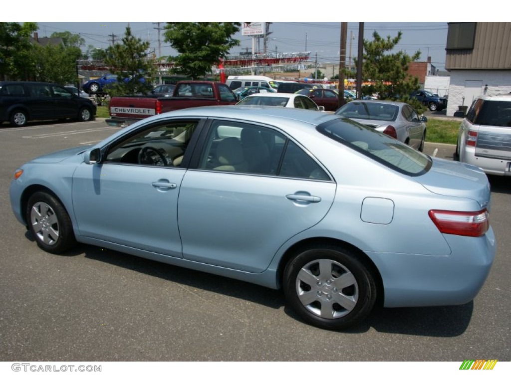 2008 Camry LE - Sky Blue Pearl / Bisque photo #6