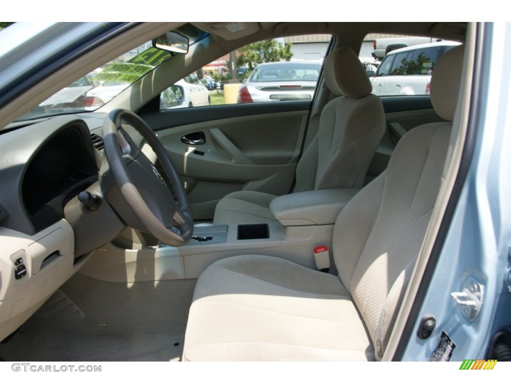2008 Camry LE - Sky Blue Pearl / Bisque photo #8