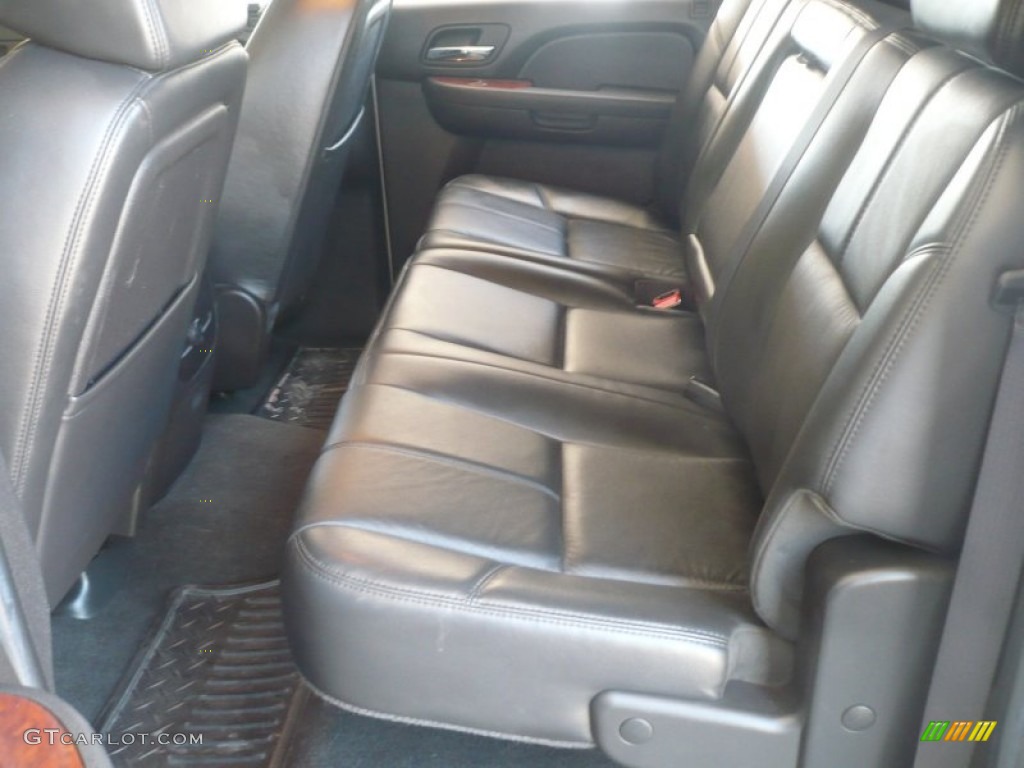 Ebony Interior 2008 Chevrolet Silverado 1500 LTZ Crew Cab 4x4 Photo #50110929