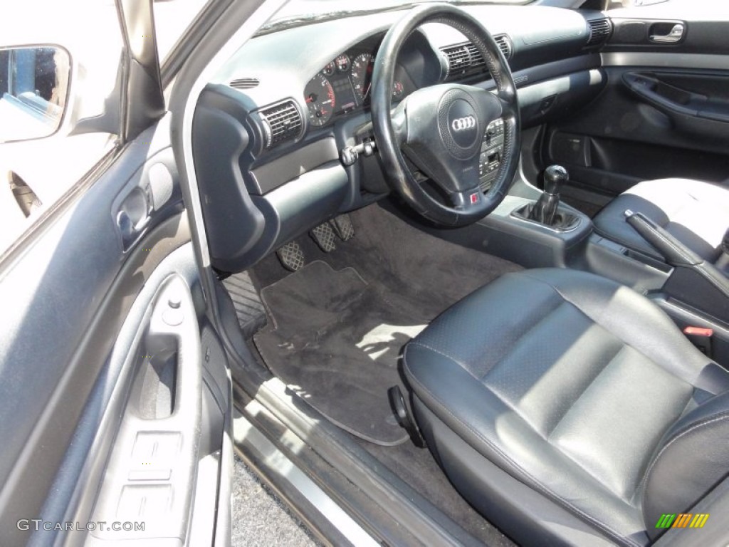 Onyx Interior 1999 Audi A4 1.8T quattro Sedan Photo #50111475