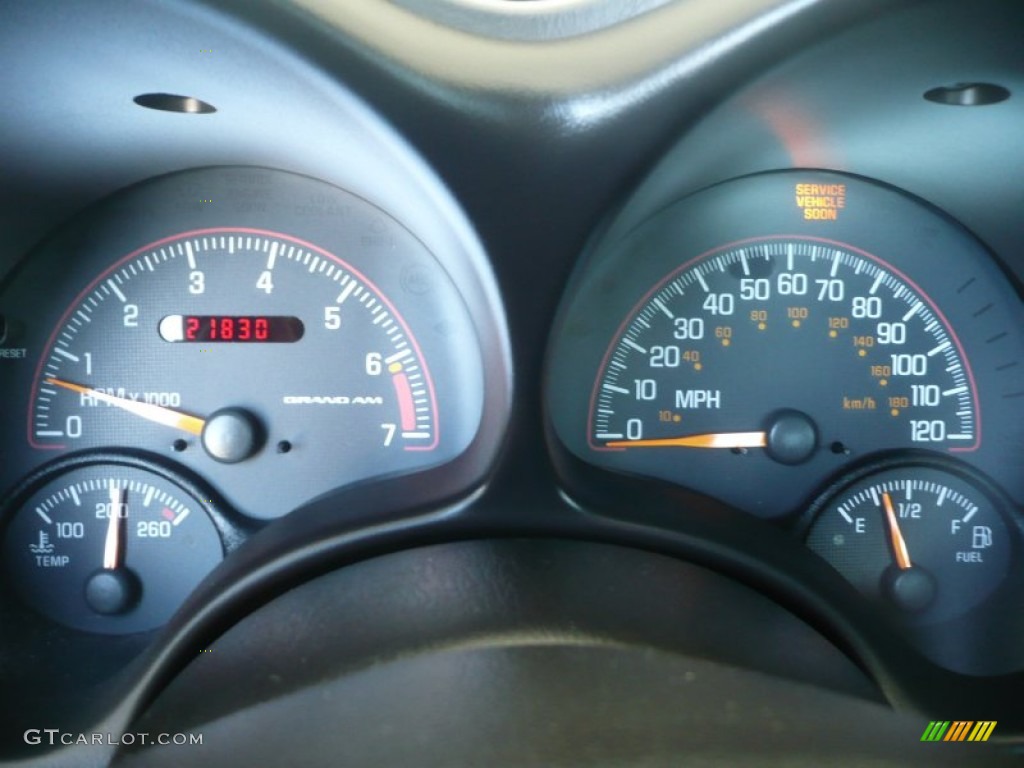 2002 Pontiac Grand Am SE Sedan Gauges Photo #50112054