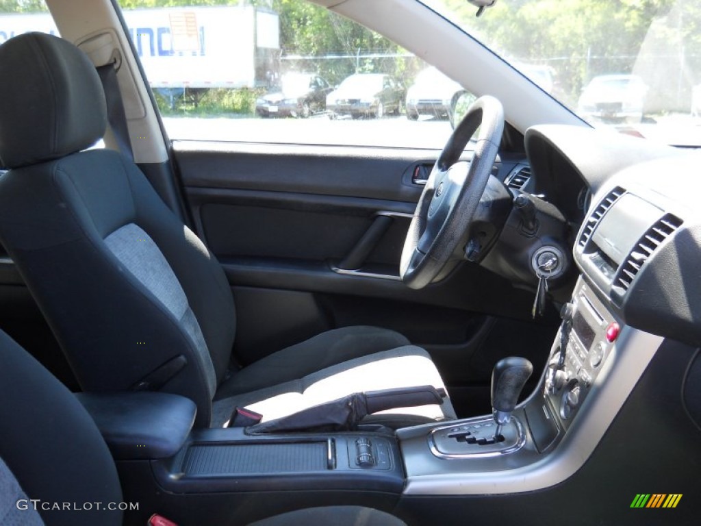 2005 Outback 2.5i Wagon - Atlantic Blue Pearl / Off Black photo #7