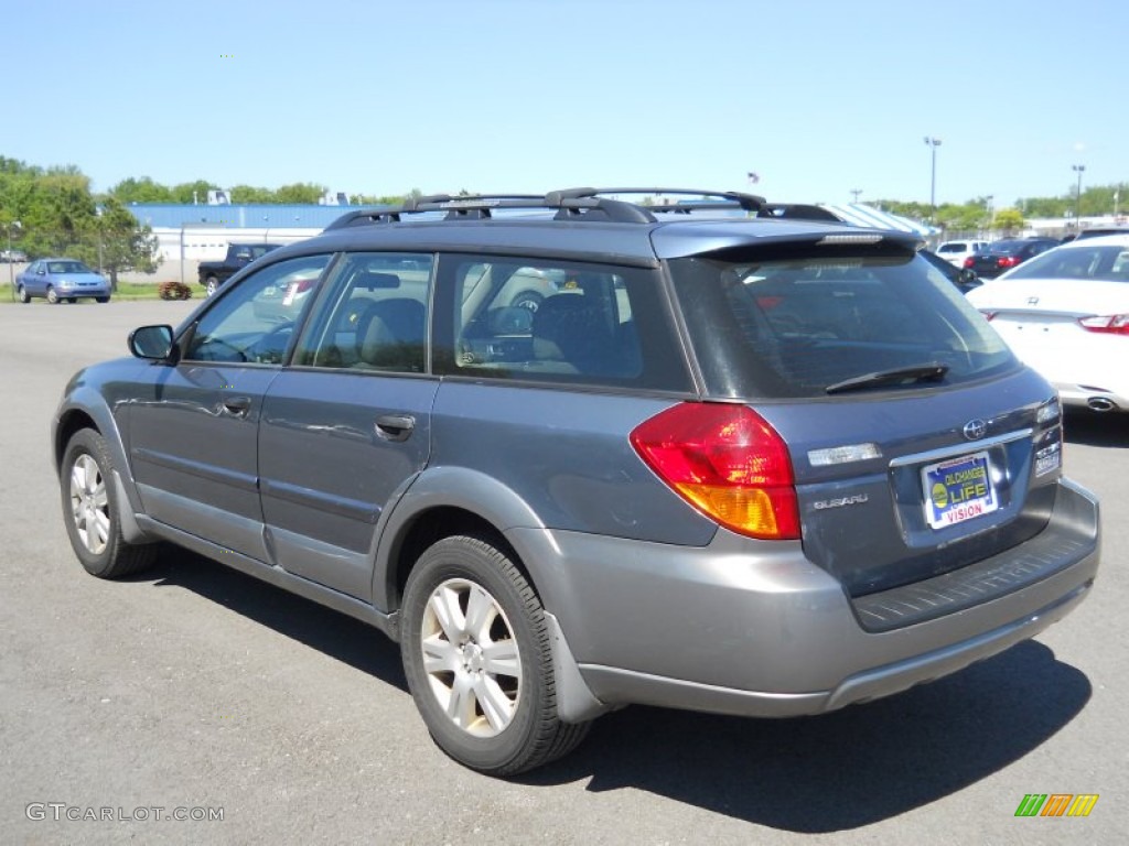 2005 Outback 2.5i Wagon - Atlantic Blue Pearl / Off Black photo #14
