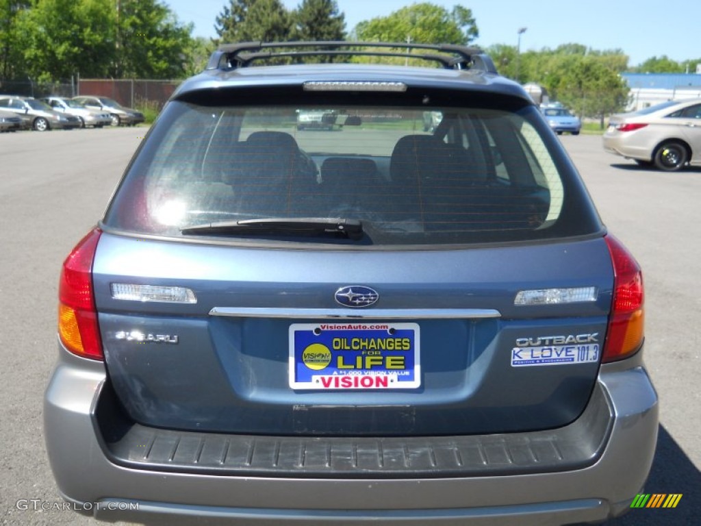 2005 Outback 2.5i Wagon - Atlantic Blue Pearl / Off Black photo #15