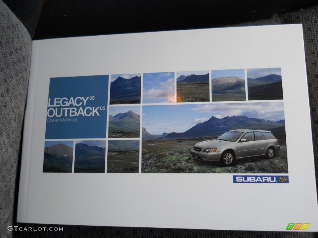 2005 Outback 2.5i Wagon - Atlantic Blue Pearl / Off Black photo #19
