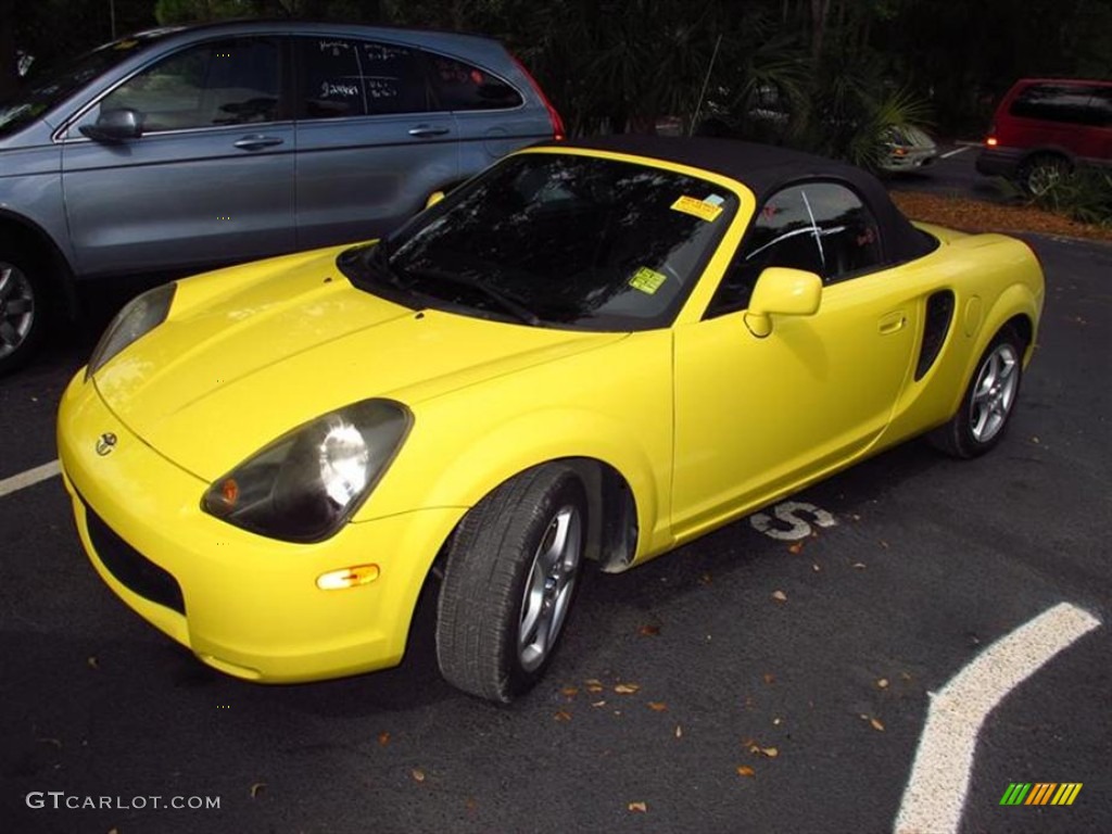 yellow toyota mr2 roadster #4