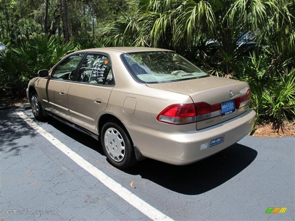 2002 Accord LX Sedan - Naples Gold Metallic / Ivory photo #2