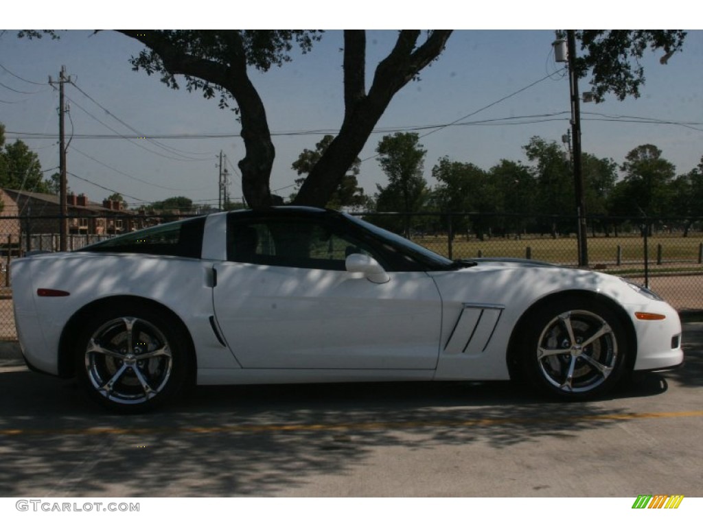 2011 Corvette Grand Sport Coupe - Arctic White / Ebony Black photo #4