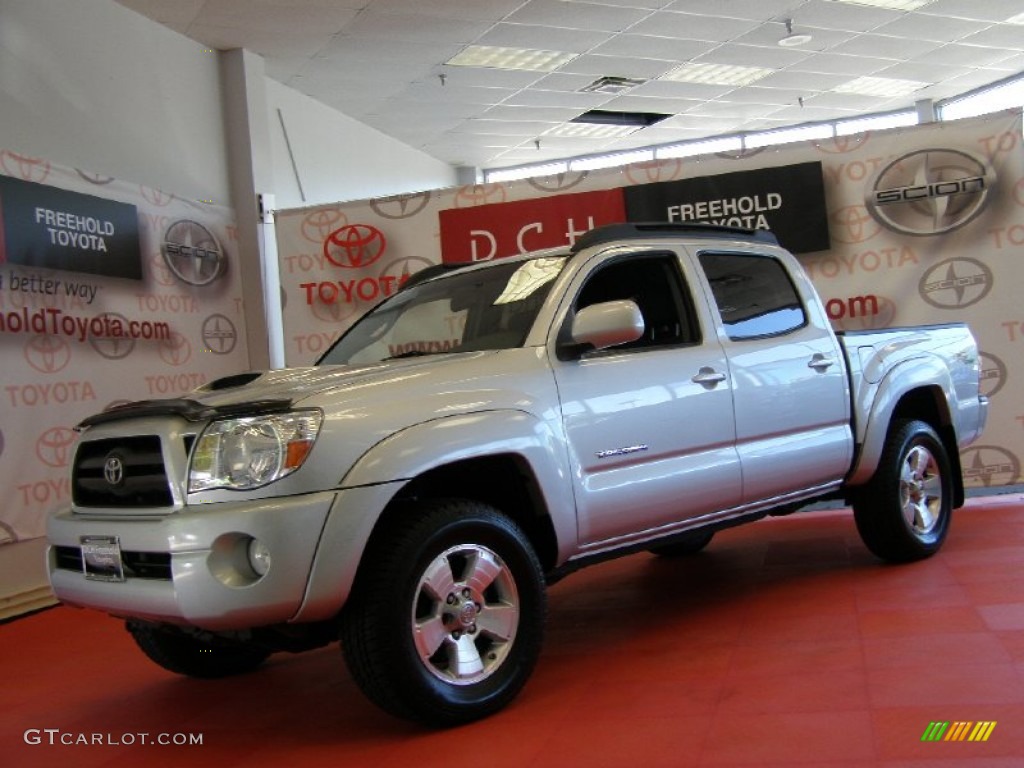 2007 Tacoma V6 TRD Sport Double Cab 4x4 - Silver Streak Mica / Graphite Gray photo #1