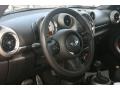 Pure Red Leather/Cloth 2011 Mini Cooper S Countryman All4 AWD Dashboard