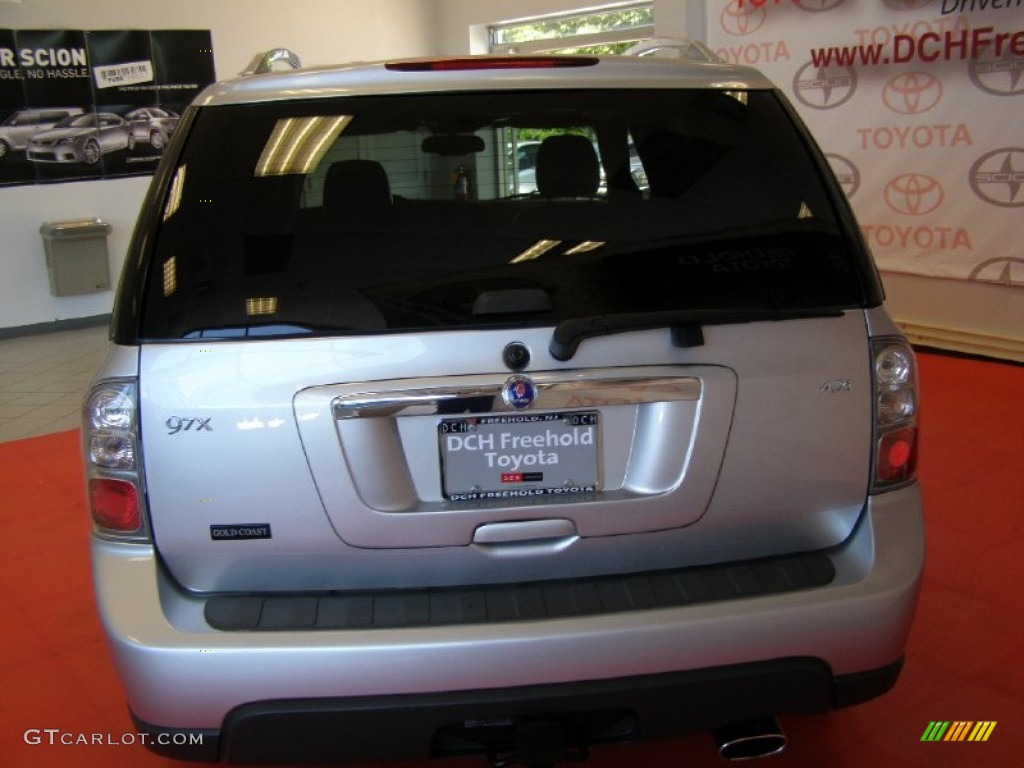 2009 9-7X 4.2i AWD - Diamond Silver Metallic / Carbon Black photo #7