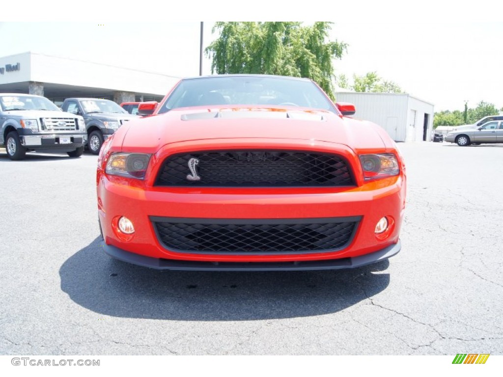 2012 Mustang Shelby GT500 SVT Performance Package Coupe - Race Red / Charcoal Black/Black Recaro Sport Seats photo #47