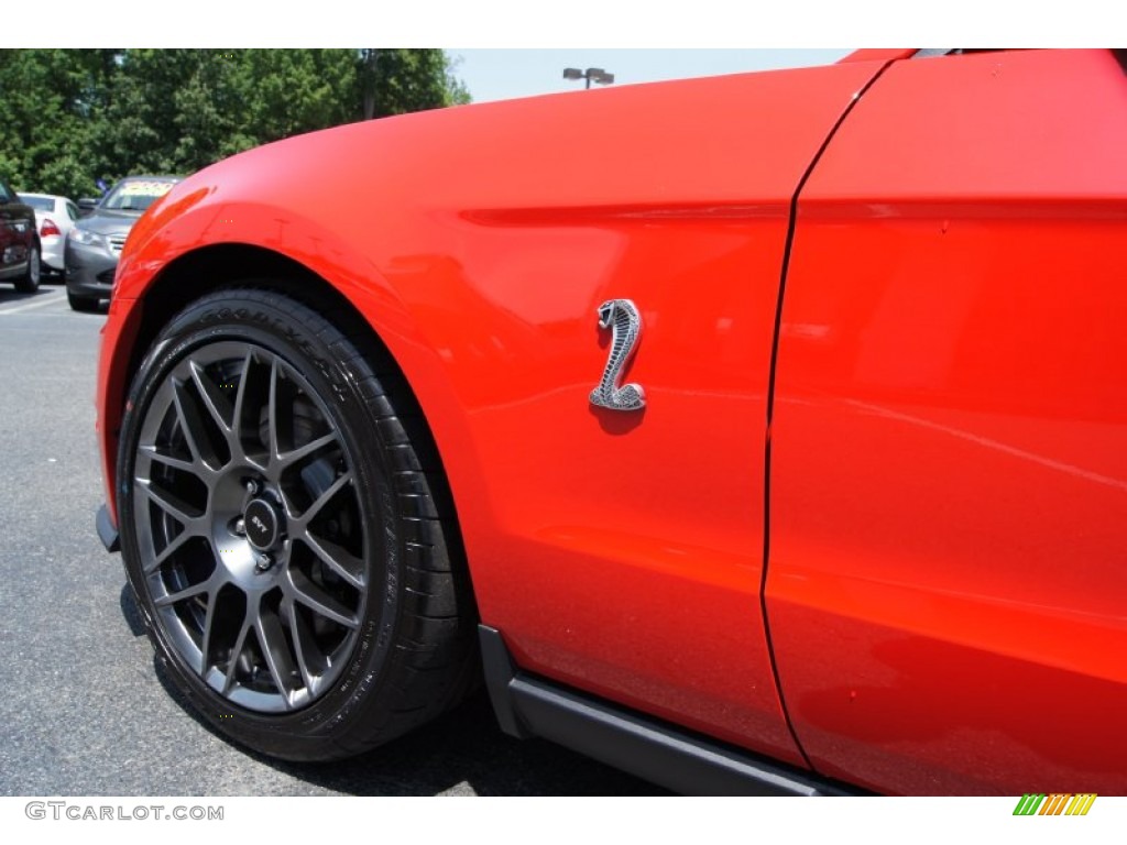 2012 Mustang Shelby GT500 SVT Performance Package Coupe - Race Red / Charcoal Black/Black Recaro Sport Seats photo #49