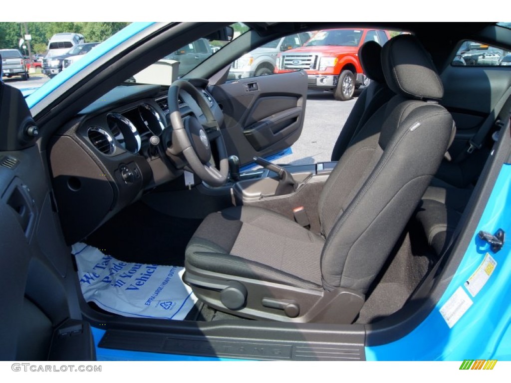 2010 Mustang GT Coupe - Grabber Blue / Charcoal Black photo #8