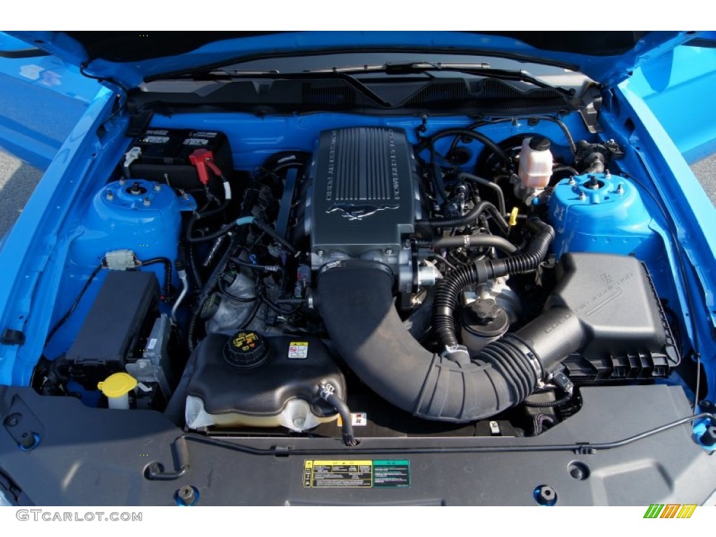 2010 Mustang GT Coupe - Grabber Blue / Charcoal Black photo #15