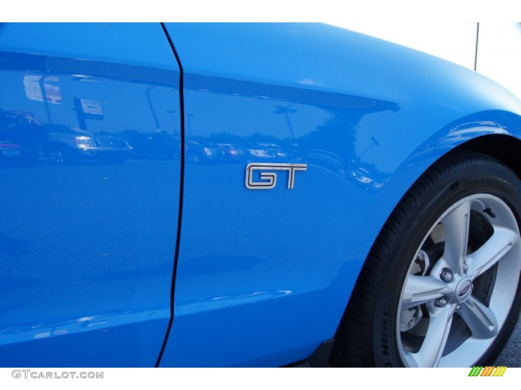2010 Mustang GT Coupe - Grabber Blue / Charcoal Black photo #16