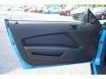 Charcoal Black 2010 Ford Mustang GT Coupe Door Panel
