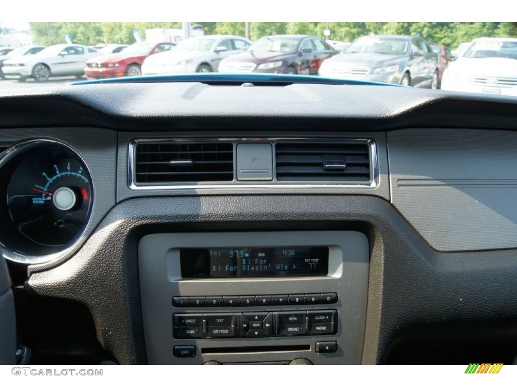 2010 Mustang GT Coupe - Grabber Blue / Charcoal Black photo #24