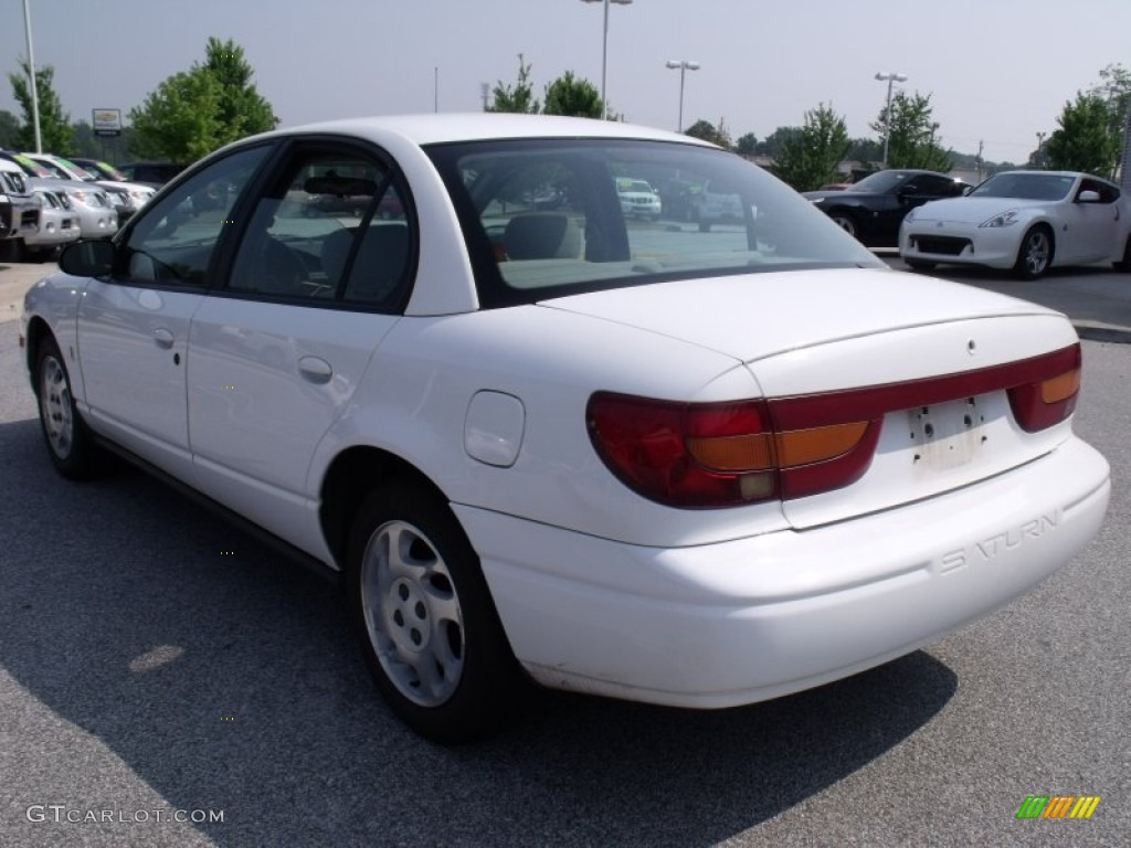 2000 S Series SL2 Sedan - Bright White / Tan photo #3