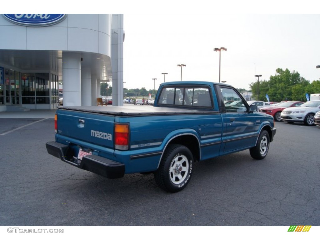 1993 B-Series Truck B2200 Regular Cab - Tropic Emerald Green Metallic / Gray photo #3