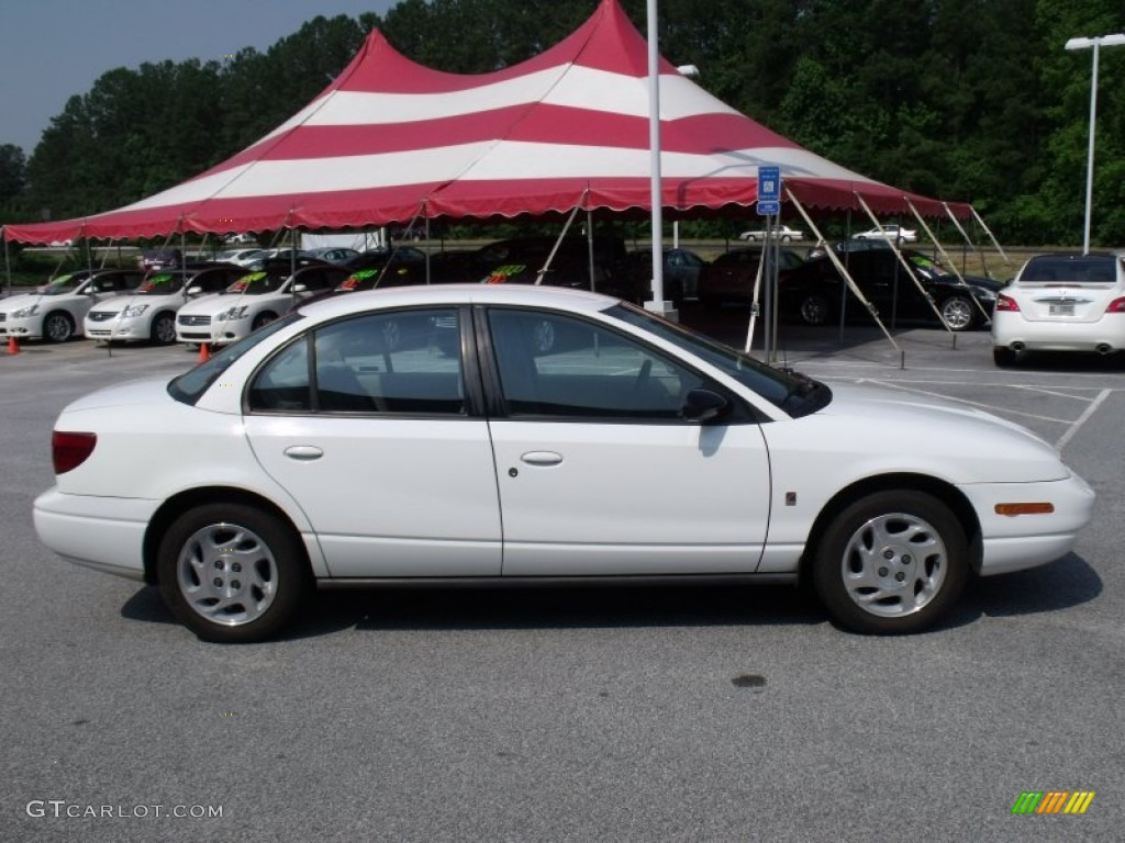2000 S Series SL2 Sedan - Bright White / Tan photo #6