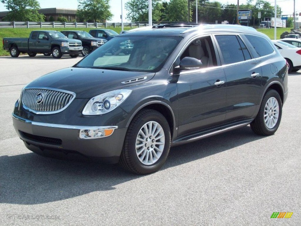 2011 Enclave CXL AWD - Cyber Gray Metallic / Titanium/Dark Titanium photo #11