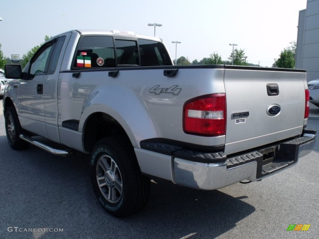 2006 F150 XLT Regular Cab 4x4 - Silver Metallic / Medium/Dark Flint photo #3