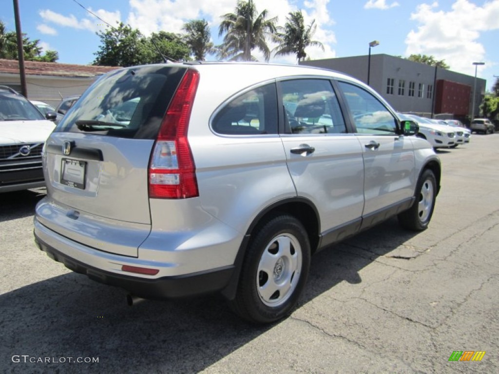 2010 CR-V LX - Alabaster Silver Metallic / Black photo #5