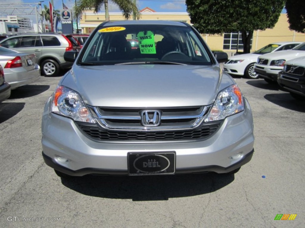 2010 CR-V LX - Alabaster Silver Metallic / Black photo #8