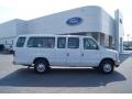 2010 Oxford White Ford E Series Van E350 XLT Passenger Extended  photo #2