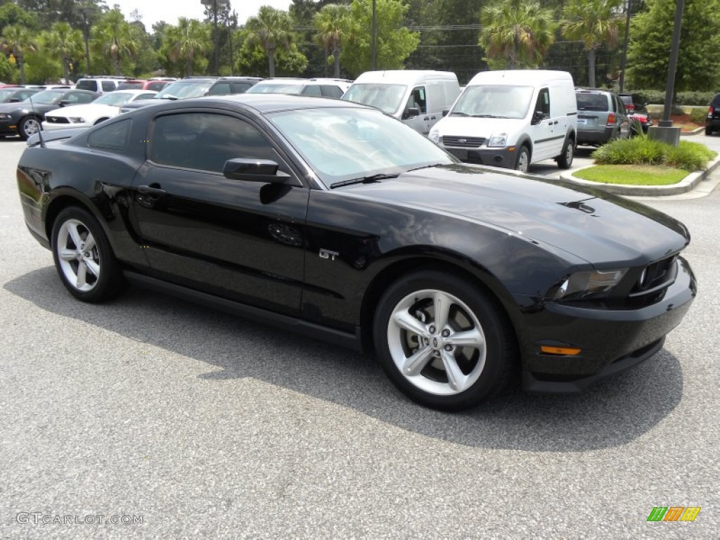 Black 2010 Ford Mustang GT Premium Coupe Exterior Photo #50118465