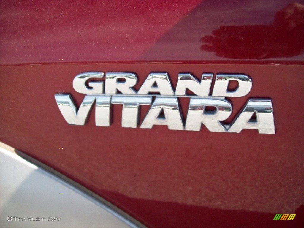 2001 Grand Vitara Limited 4x4 - Cassis Red Pearl / Gray photo #33