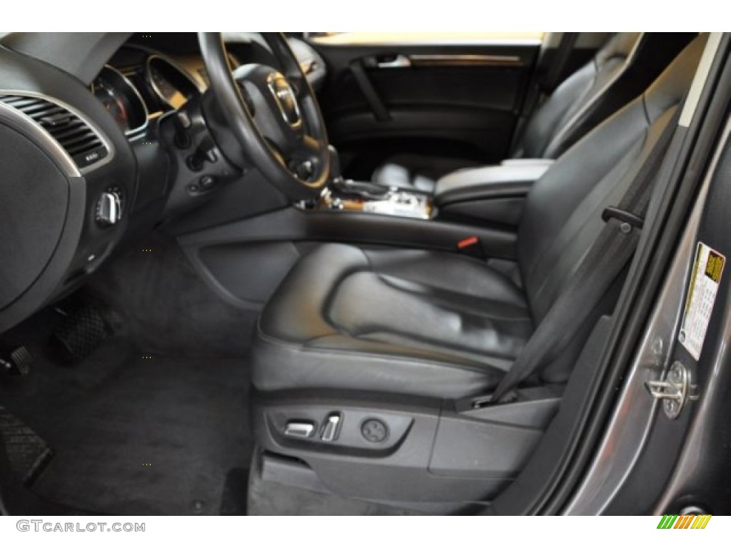 Black Interior 2011 Audi Q7 3.0 TFSI S line quattro Photo #50119041