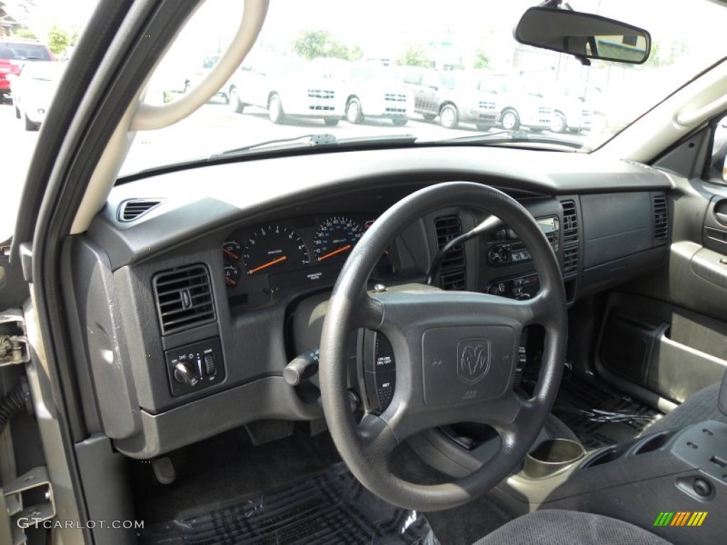 2002 Durango SLT - Light Pewter Metallic / Dark Slate Gray photo #3