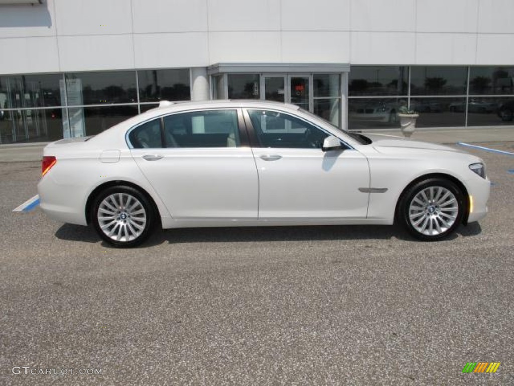 Mineral White Metallic 2012 BMW 7 Series 750Li Sedan Exterior Photo #50120499