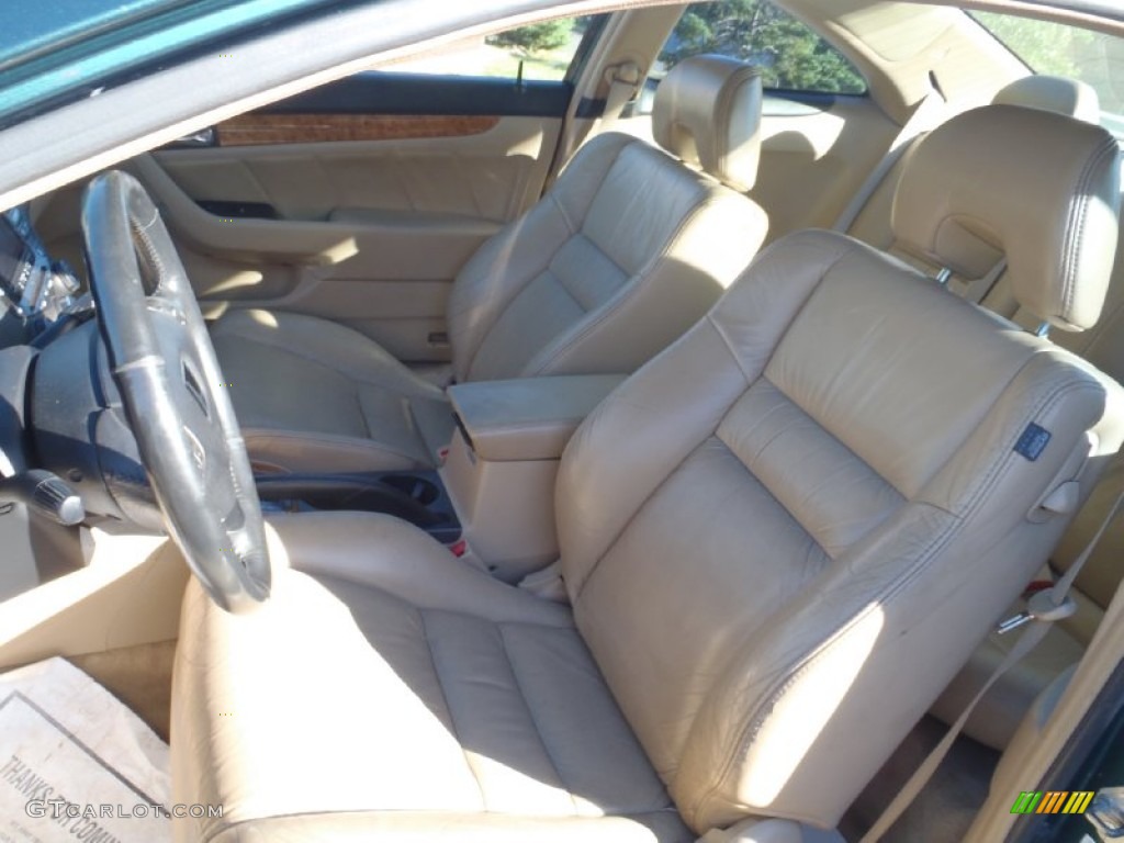 2003 Accord EX V6 Coupe - Noble Green Pearl / Ivory photo #5