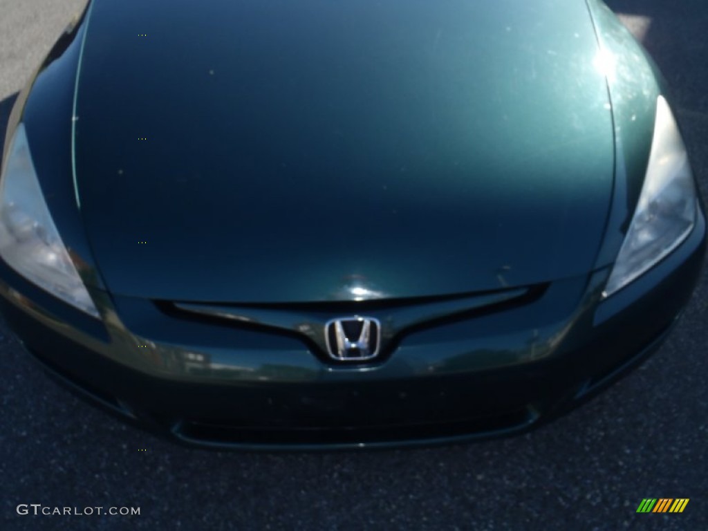 2003 Accord EX V6 Coupe - Noble Green Pearl / Ivory photo #14